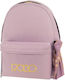 Polo Original Scarf Σχολική Τσάντα Πλάτης Γυμνασίου - Λυκείου με Θήκη για Παγούρι Lilac/Gold 20lt 30 x 21 x 42εκ
