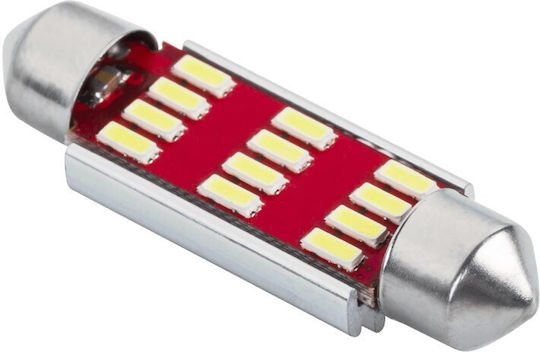 Festoon Lampă Auto C5W Canbus LED Alb Rece 12V