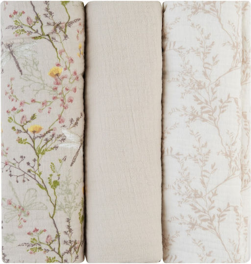 Kikka Boo Одеяло За Пелени 100x100cm 3 Бройки