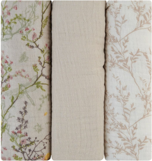 Kikka Boo Pătură de Înfoșat 75x75cm 3 Bucăți
