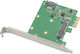 ProXtend PCIe Karte in mSATA Anschluss RAID SATA SATA III