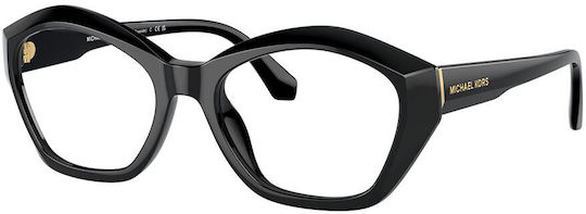 Michael Kors Seaside Femei Plastic Rame Ochelari Fluture Negru MK4116U 3005