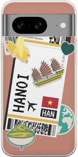 Ticket To Hanoi Google Pixel 8a 5g Flexible Tpu Transparent Silicone