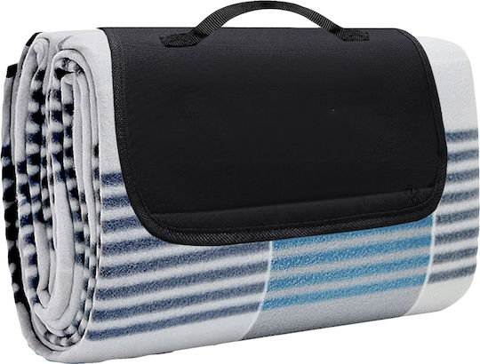 Picknickdecke 200x200cm in Blau Farbe
