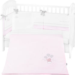 Kikka Boo Baby Crib Bedding Set Dream Big 6pcs Pink