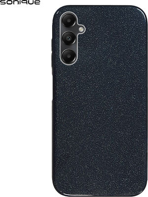 Sonique Shiny Back Cover Silicone / Plastic Black (Galaxy A05s)