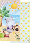 Kentia Float Kids Beach Towel Light Blue 140x70cm 000074668