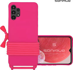 Sonique Back Cover Σιλικόνης 0.5mm με Λουράκι Φ...