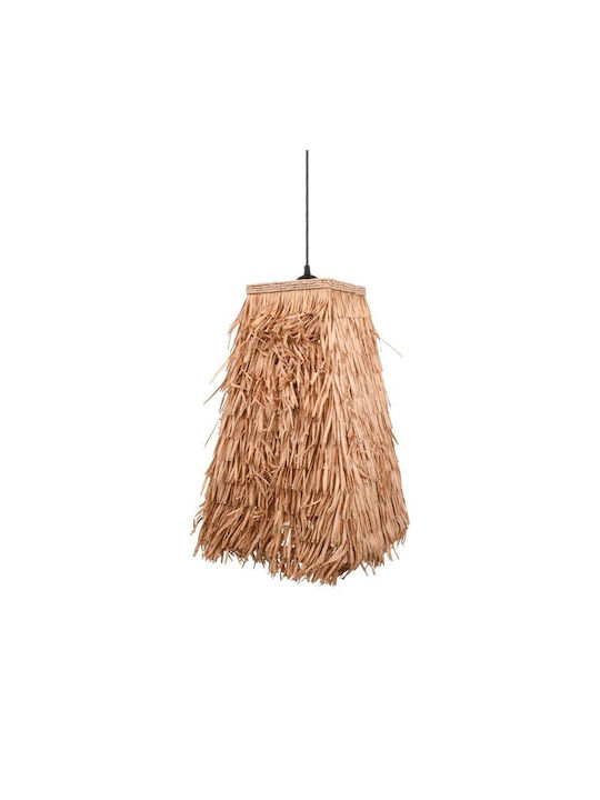 Fylliana Pendant Light Brown Boho with Socket E27 29x29x49cm