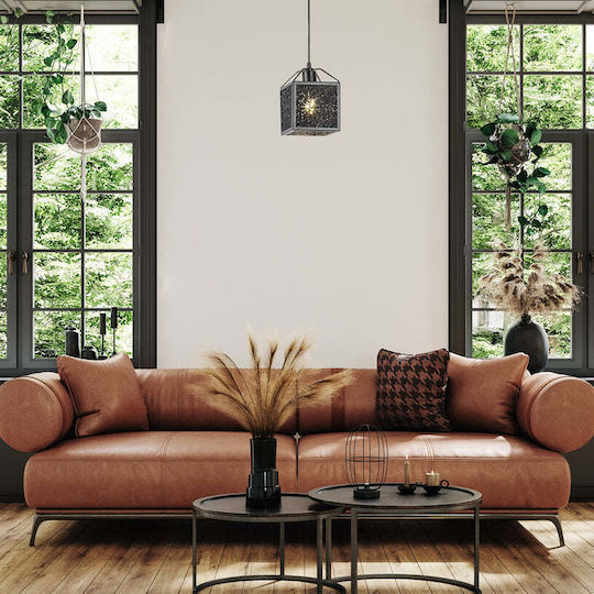 Rabalux Black Ceiling Light with E27 Socket