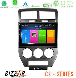 Bizzar Car Audio System for Jeep Compass / Patriot 2007-2008 (Bluetooth/USB/WiFi/GPS/Apple-Carplay/Android-Auto) with Touch Screen 10"