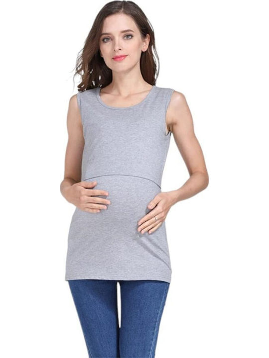 Queen Mother Maternity Top grey
