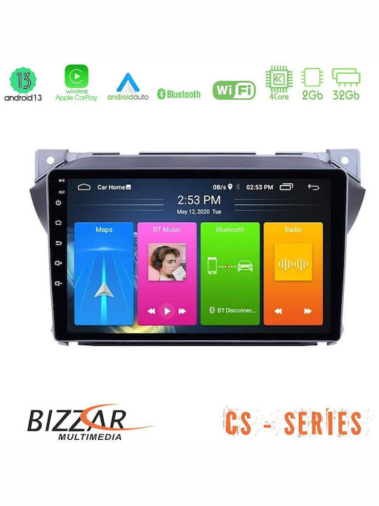 Bizzar Ηχοσύστημα Αυτοκινήτου 2DIN (Bluetooth/USB/WiFi/GPS/Apple-Carplay/Android-Auto)