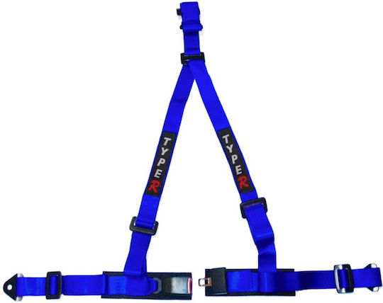 Autoline Type-R 3-Punkt-Sicherheitsgurt in Blau Farbe