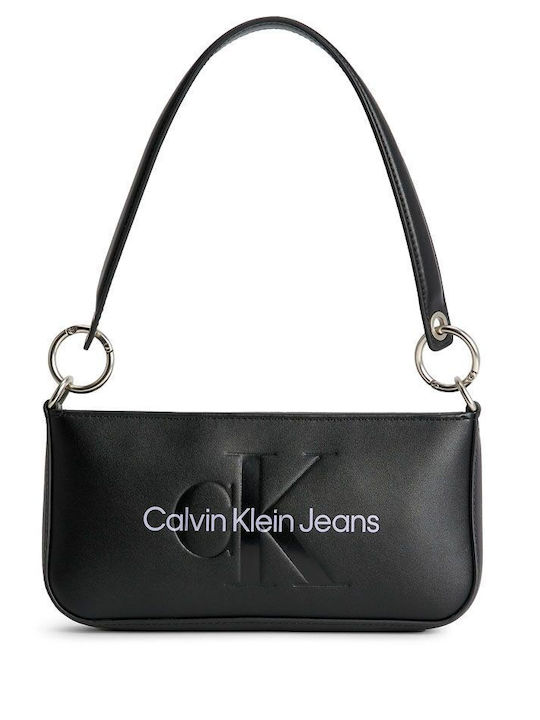 Calvin Klein Sculpted Γυναικεία Τσάντα Ώμου Μαύρη