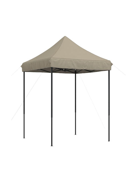 vidaXL Faltbarer Pavillon Garten Braun 2x2m