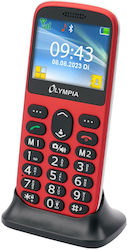 Olympia Sun Dual SIM Κινητό με Μεγάλα Κουμπιά Κόκκινο Olympia Sun Dual SIM Κινητό με Μεγάλα Κουμπιά Κόκκινο