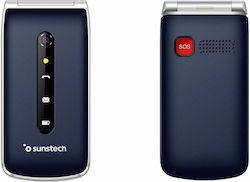 Sunstech CELT18BL Single SIM Κινητό με Μεγάλα Κουμπιά (Αγγλικό) Μπλε