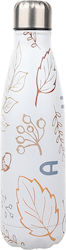 Tpster Bottle Thermos Stainless Steel 500ml WHITE