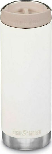 Klean Kanteen Tkwide Stainless Steel Thermos Bottle BPA Free 473ml Tofu