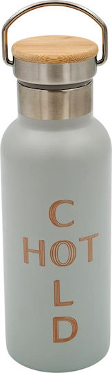 Klikareto Bottle Thermos Stainless Steel 500ml White