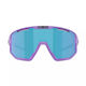 Bliz Cycling Glasses Fusion Brown-Blue Multi with Purple Frame & Mirror Lenses