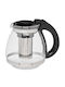 Atmosphera Τσαγιέρα με Φίλτρο Γυάλινη Διάφανη 1500ml