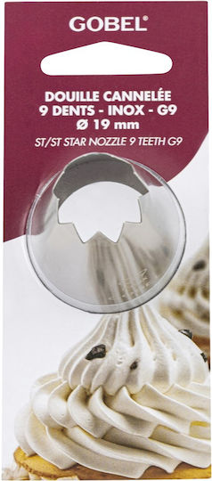 Gobel Μύτη για Κορνέ Ζαχαροπλαστικής Inox 1.9cm LT.GLG9-C