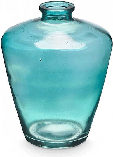 Atmosphera Decorative Vase Blue 10x10x13cm
