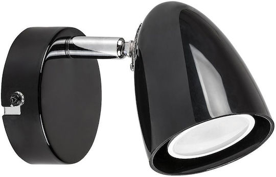 Rabalux Single Spot with Socket GU10 in Black Color