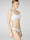 Top De Bikini Sutien Sport Alb