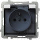 Ospel Sonata Single Walled Waterproof Power Socket White