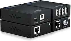 Blustream Uex50b-kit Usb 2.0 Extender Set-50m 4xusb-a 1x Usb-b Poc