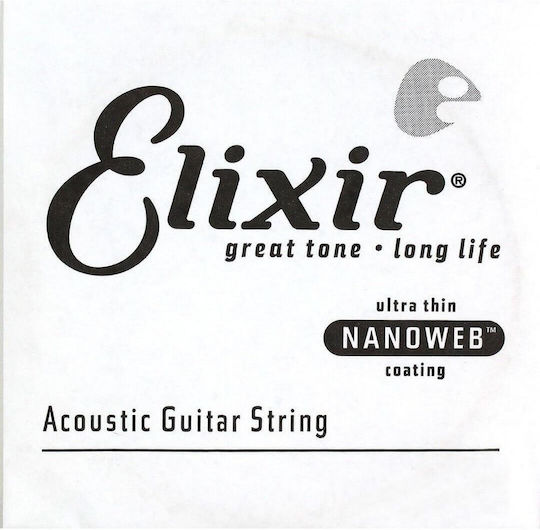 Elixir Nanoweb 80/20 Corzi Pentru Chitară Acustică Bronz Simplă