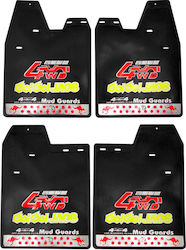 Autoline Front and Rear Car Mudguards Suv 4pcs