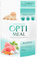 OptiMeal Wet Food for Puppies in Cans with Turkey and Meat 100gr