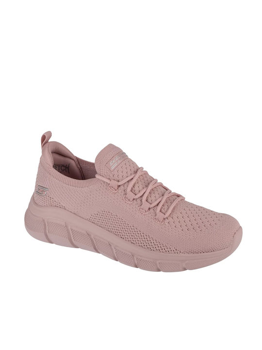 Skechers Bobs Sport B Flex-color Connect Γυναικεία Sneakers Ροζ
