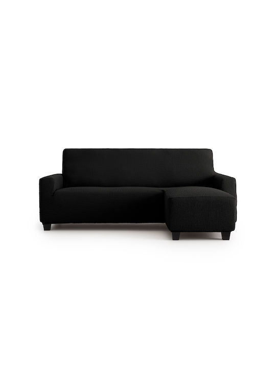Aithrio Mini Bali Elastic Cover for Corner Sofa C/11 Black 1pcs BALI-MINI-C/11-Μαύρο-Δεξιά