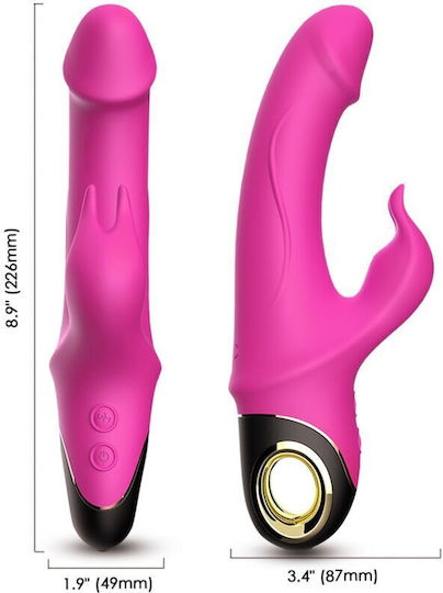 Armony Meteror Vibrator Iepurele cu Telecomandă Fuchsia