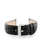 Pacific Leather Strap Black 22mm