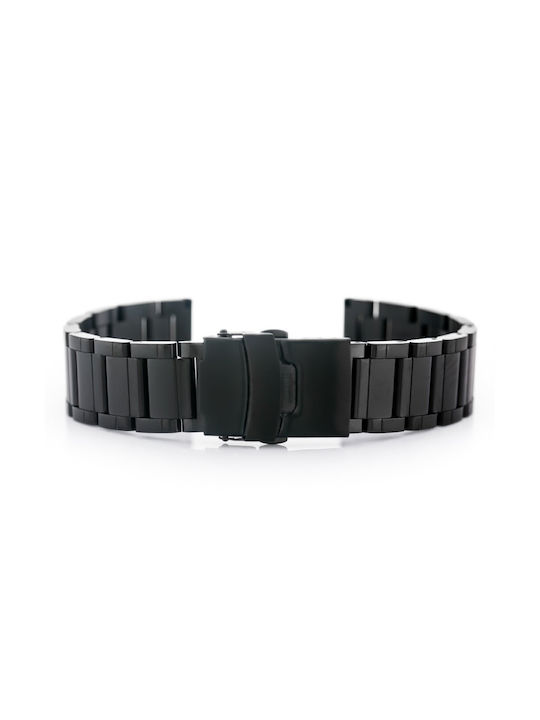 Pacific Metallic Bracelet Black 20mm