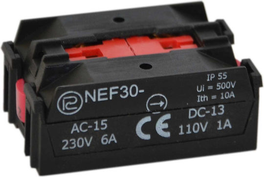 Promet Auxiliary Contact Industrial Type W0-ŁEF-2Y+WKRĘTY