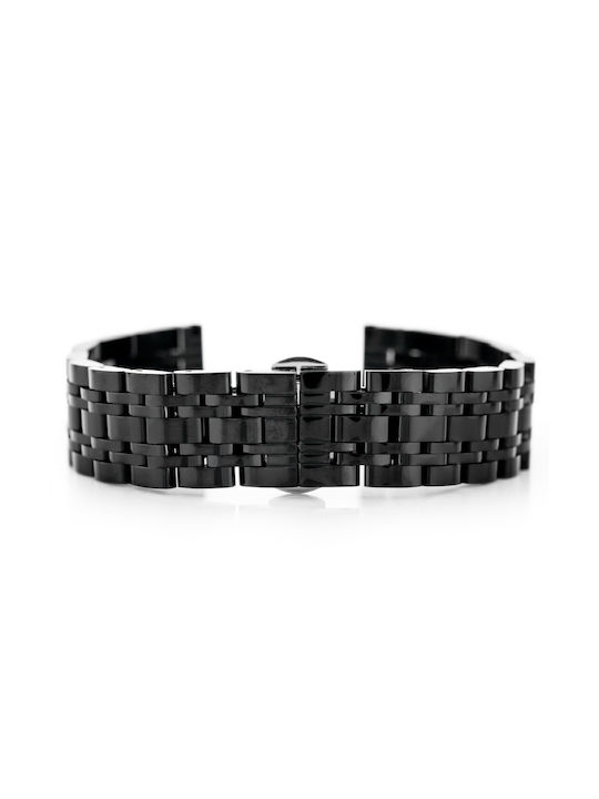 Pacific Metallic Bracelet Black 20mm