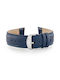 Pacific Leather Strap Navy Blue 24mm