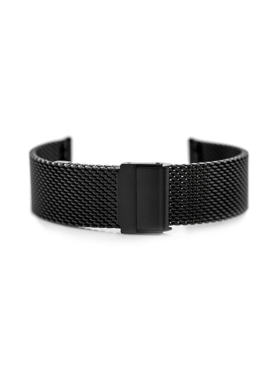 Pacific Metallic-Armband Schwarz 20mm