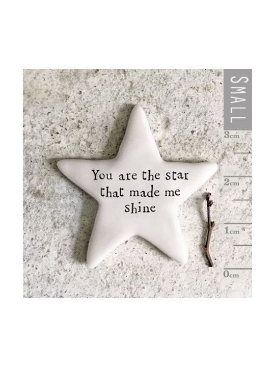 Synchronia Decorativ Steaua de mare din Ceramică 3.6x3.7x3.7cm 1buc