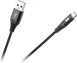 Rebel USB 2.0 USB-C male - USB-A 1m (RB-6001-100-B)