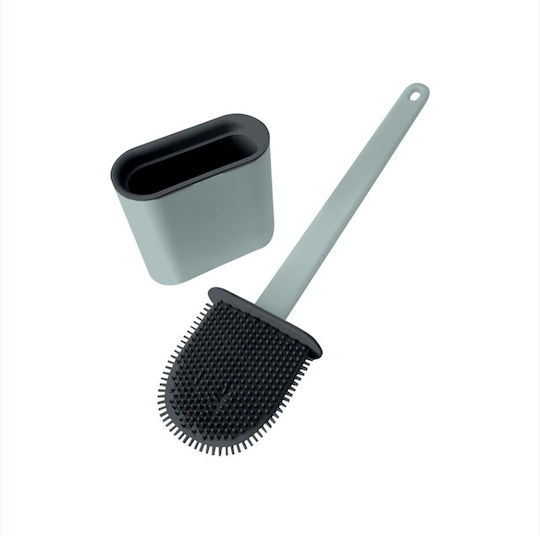 Flamingo Plastic Toilet Brush Gray Flamingo Plastic Toilet Brush Gray