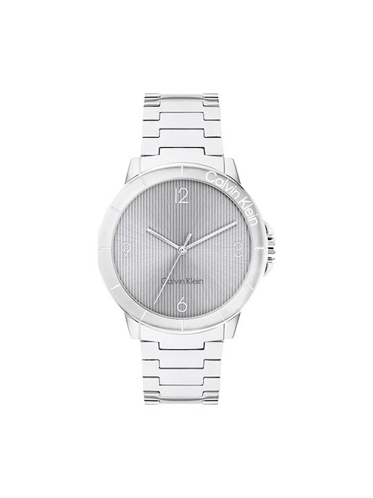 Calvin Klein Uhr mit Silber Metallarmband