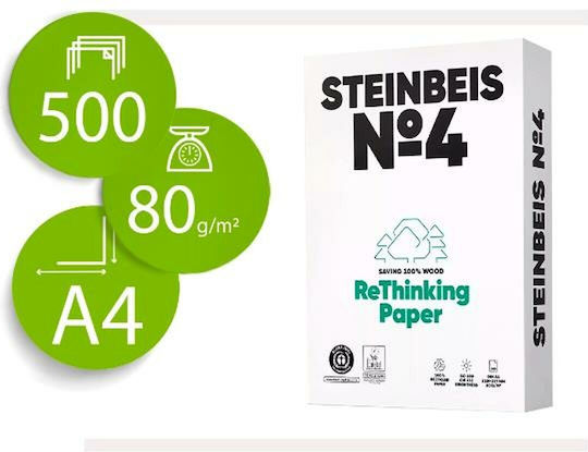 Steinbeis Хартия за печат A4 80гр/кв.м 1x500 листове